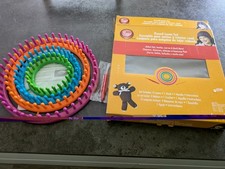 Round Knitting Loom Set of 4 Ideal for Hats, Scarves More