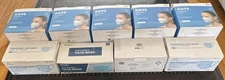 HUGE Lot 450 Ct. KN95 Respirator Foldable Mask & Disposable Face Masks Set *NEW*