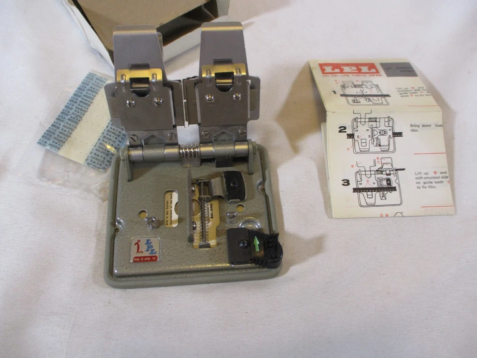 Empalmadora de cemento de 3 vías LPL 702 de colección Super 8 regular 8 16 mm herramienta de edición de película Foto 3 de 4