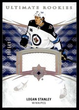 2021-22 UD Ultimate Collection Rookies Jersey Logan Stanley Winnipeg Jets #114