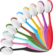 10-Piece Colored Ink Blending Brush Set, Color-Coded Handles for Card Making, St