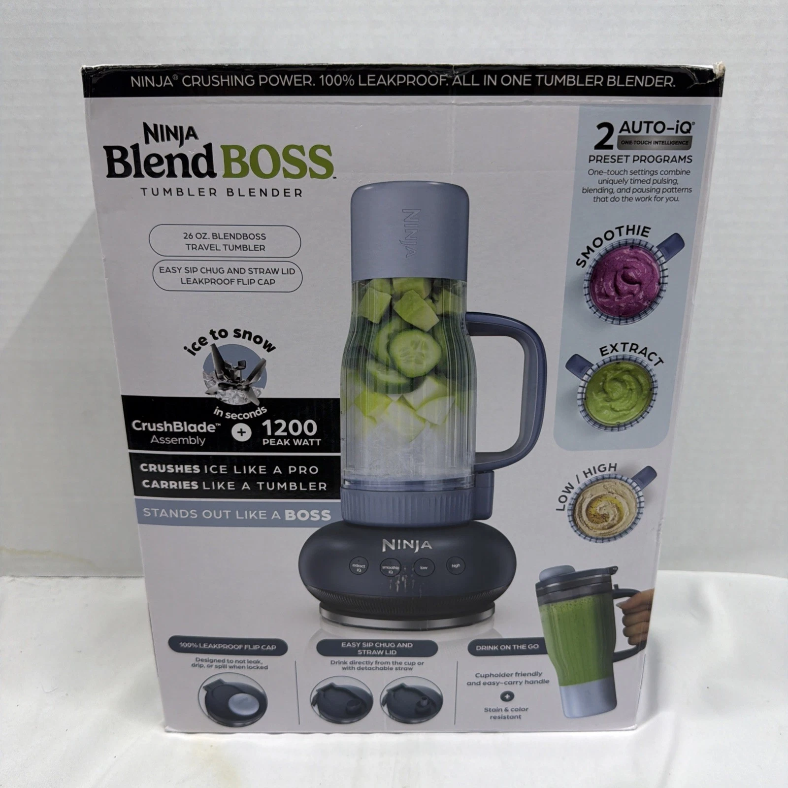 Ninja Blendboss™ | Personal Blender for Smoothies & Frozen Drinks | 26Oz Travel
Opens in a new windo