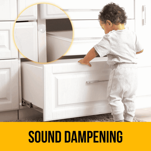 Premium Cabinet Door Bumpers 256 Pcs Clear Self Adhesive Pads for Noise Damp - Bild 2 von 9