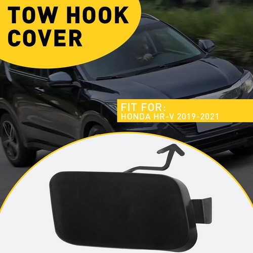 US Black Front Bumper Tow Hook Eye Cover Cap Black For 2019-2021 Honda HR-V 2020 - Picture 12 of 17