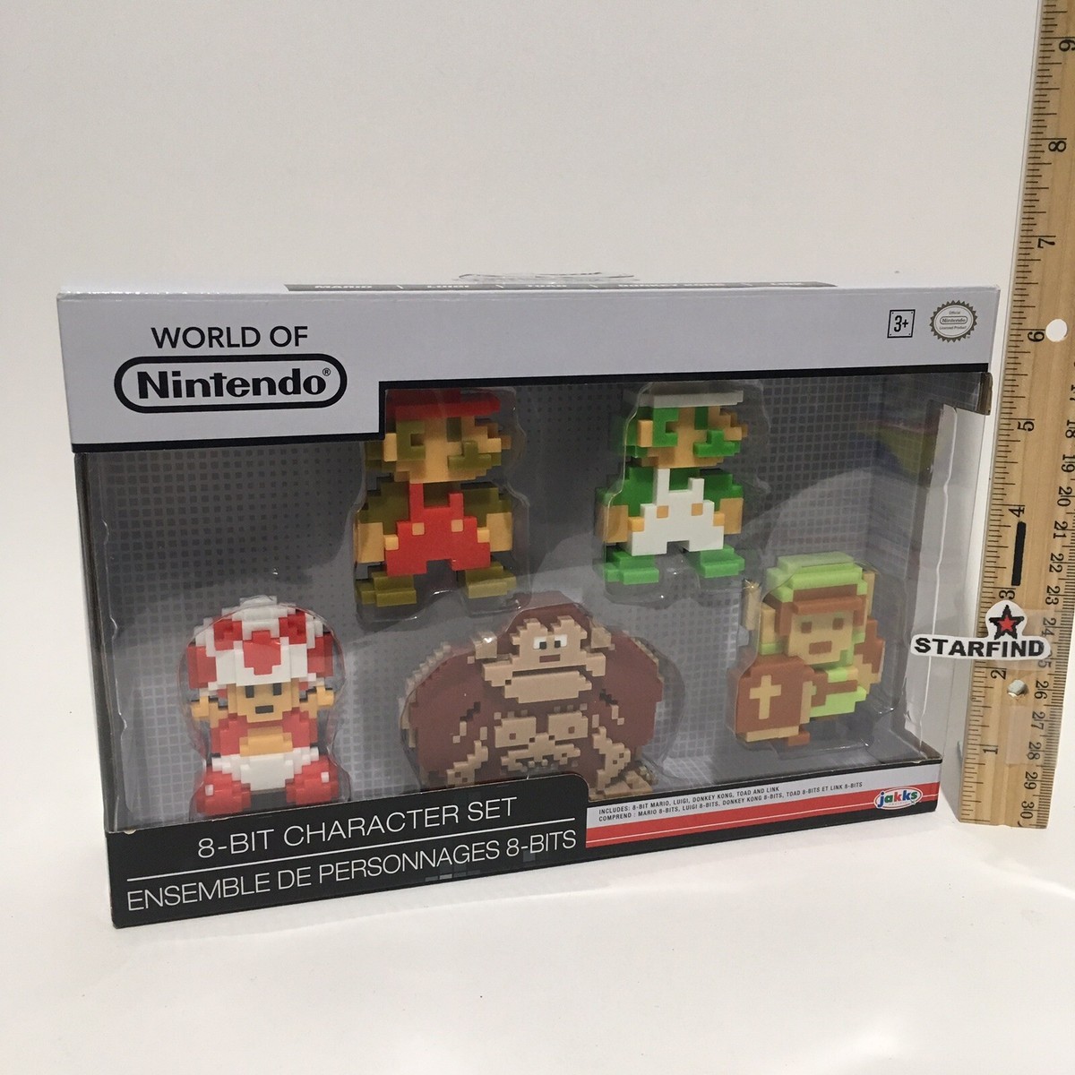 JAKKS Nintendo 8-Bit Mario Luigi Toad Donkey Kong Link Zelda