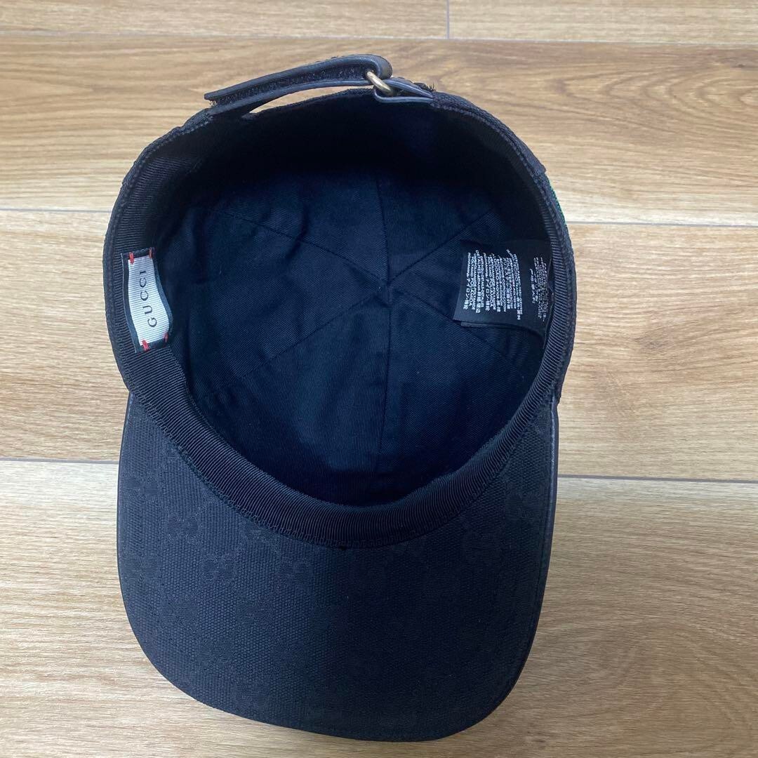 GUCCI Sherry Line Monogram GG Logo Baseball Cap Hat Men Size M