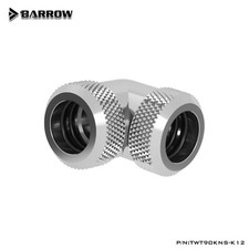 Barrow 90 Degree Multi-Link Fitting Double Compression 12mm Rigid Tubing Silver