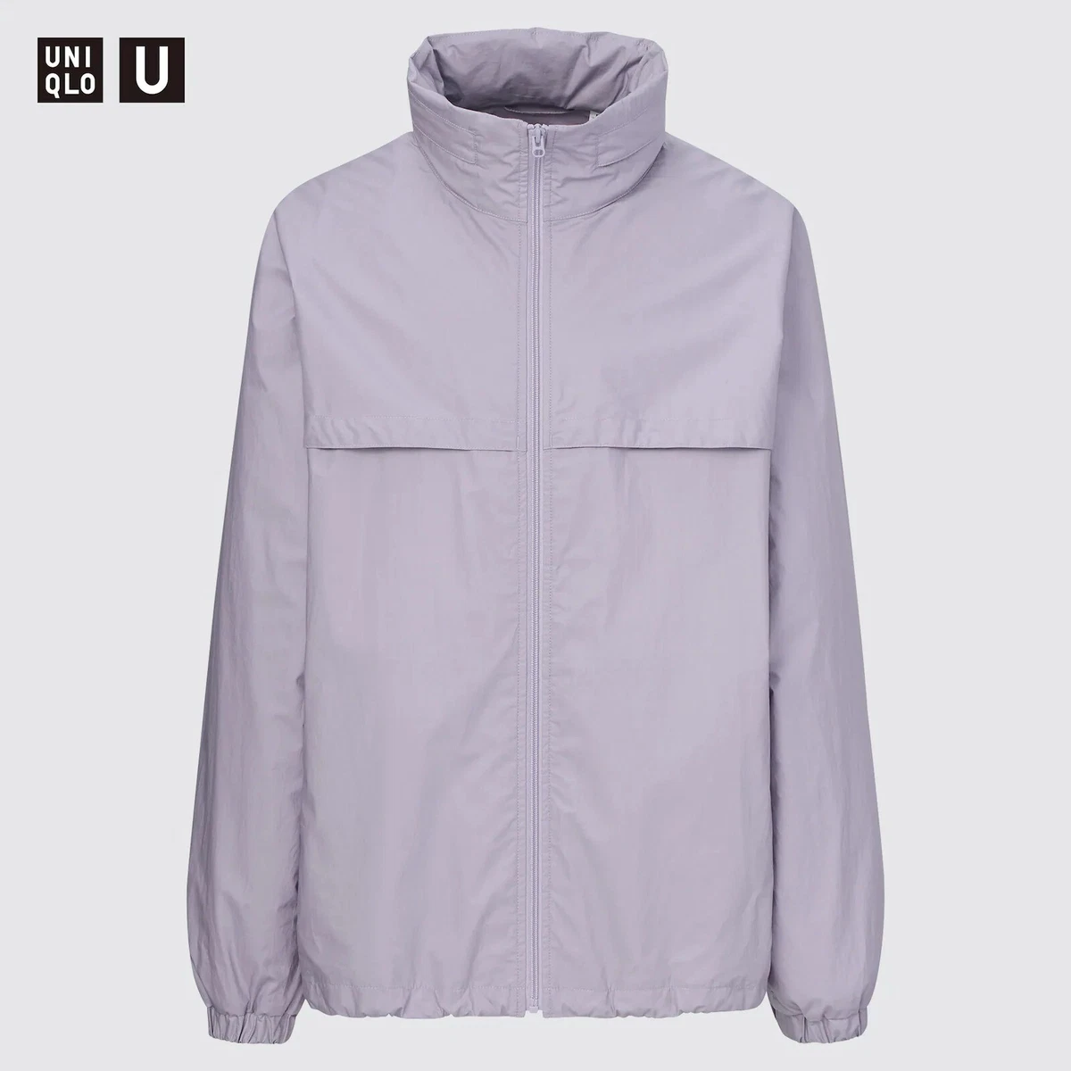 Lemaire X Uniqlo U Oversized Hooded Blouson Jacket, Mens, Size M, Purple