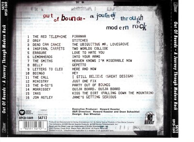 OUT OF BOUNDS:A JORNEY THROUGH MODERN ROCK Beast 54712 unplayed 