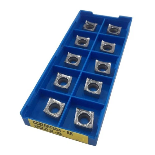 10pcs CCGT09T304 -AK N01 CCGT32.51 -AK Carbide Turning Insert for Aluminum CCGT