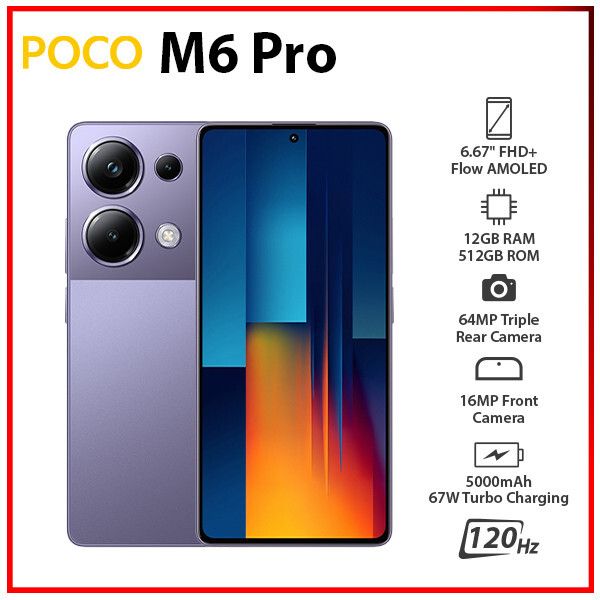 POCO M6 6GB/128GB Black 新品未開封 POCO M6 Plus 5G Factory Unlocked Dual SIM GLOBAL 6GB RAM