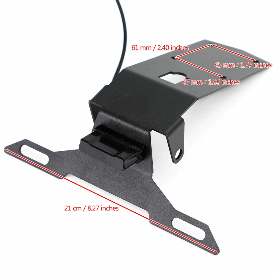 License Plate Holder Frame Bracket fit for KAWASAKI Ninja H2-SX 2019-2021 SG A — 第 3/4 张图片