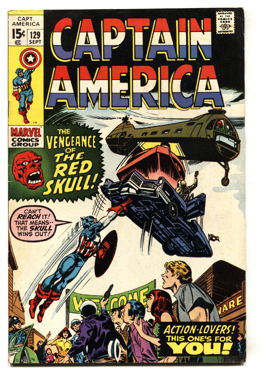 Captain America #129 - 1970 - Marvel - VG - comic book | eBay