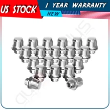 20 M12x1.5 Mag Style Chrome Wheel Lug Nuts Washer Fits Toyota Corolla Avalon