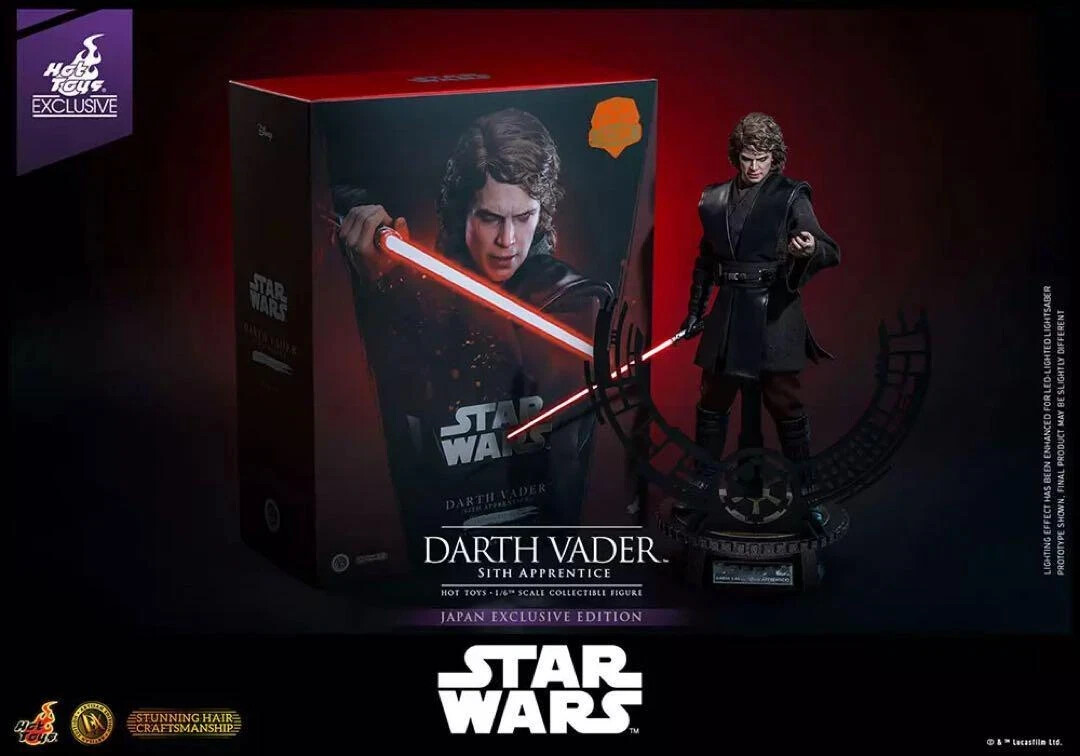 SWCJ 2025 Hot Toys Anakin Skywalker DX 1/6 Figure With Bonus