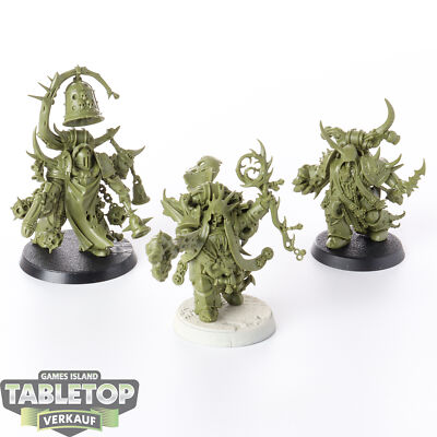 Death Guard - 3x Chosen of Mortarion - unbemalt