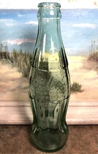 Coke Coca Cola Bottle Christmas Dec 25 1923 Green Elmsford NY 1989 Reproduction