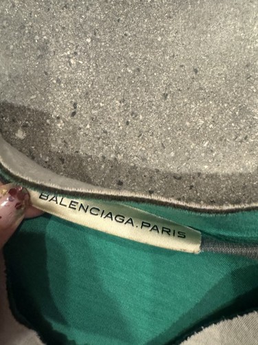 Balenciaga By Nicolas Ghesquiere Neoprene Graphic Jacket Vintage - Picture 5 of 7