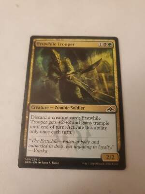 MTG Erstwhile Trooper Guilds of Ravnica 169/259 Regular Common | eBay