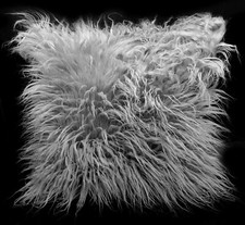 large cushion cover or cushions long Shaggy faux fur cushions 21x21" or 17x17"