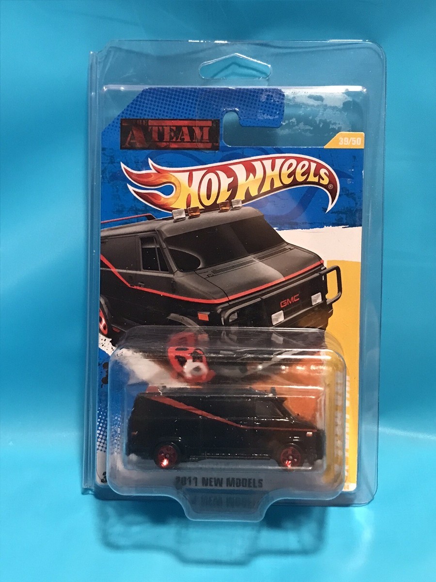 Hot Wheels A TEAM GMC 2011年製 Hot Wheels A Team Black GMC Van 2011 New Models In Pro Case
