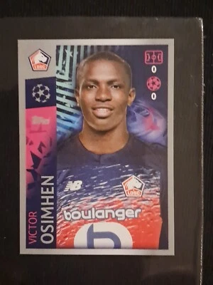 STICKER TOPPS UEFA CHAMPIONS LEAGUE 2019-20 VICTOR OSIMHEN #267 LOSC LILLE - Photo 1/4
