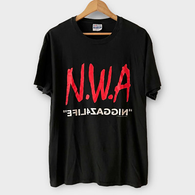 1991 N.W.A. Vintage Tour Band Rap Tee Shirt 90s 1990s Dr Dre, Eazy E, Ice Cube