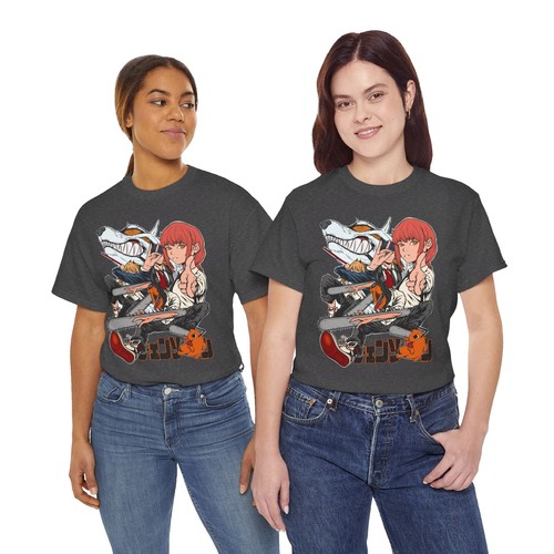 Makima Power Denji Aki Shirt Chainsaw Man Anime Tee T-Shirt Waifu Ecchi Sexy CSM - Bild 66 von 104