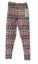 No Comment Girl's Casual Leggings Pants Pull On Color Red ,White  Green Size 4