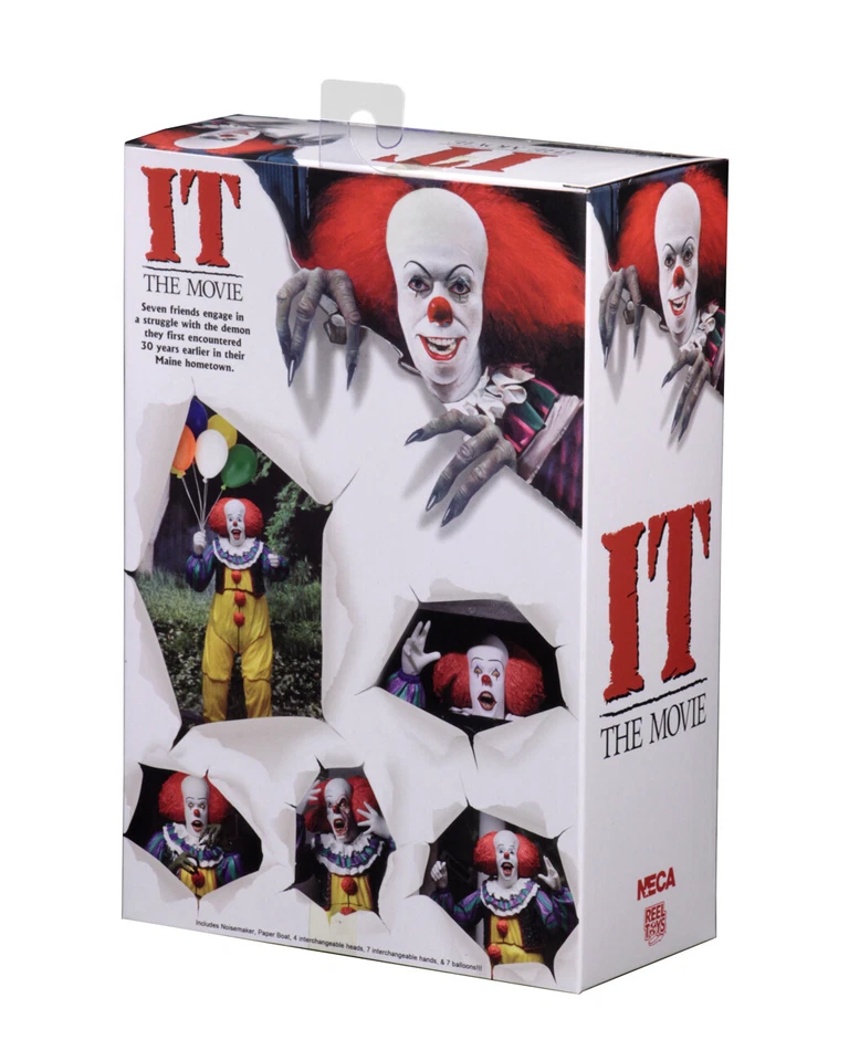 Figurine IT THE MOVIE 1990 Stephen King film ultimate Pennywise Collection NECA - Photo 2/4