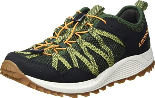 Merrell Size 14 Wildwood Aerosport Lichen Green Gum Men Outdoors Water Shoes
