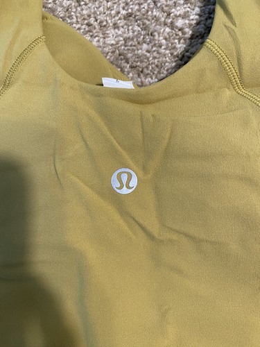 NWT Lululemon Align Waist-Length Tank Top Auric Gold 4 - Picture 3 of 7