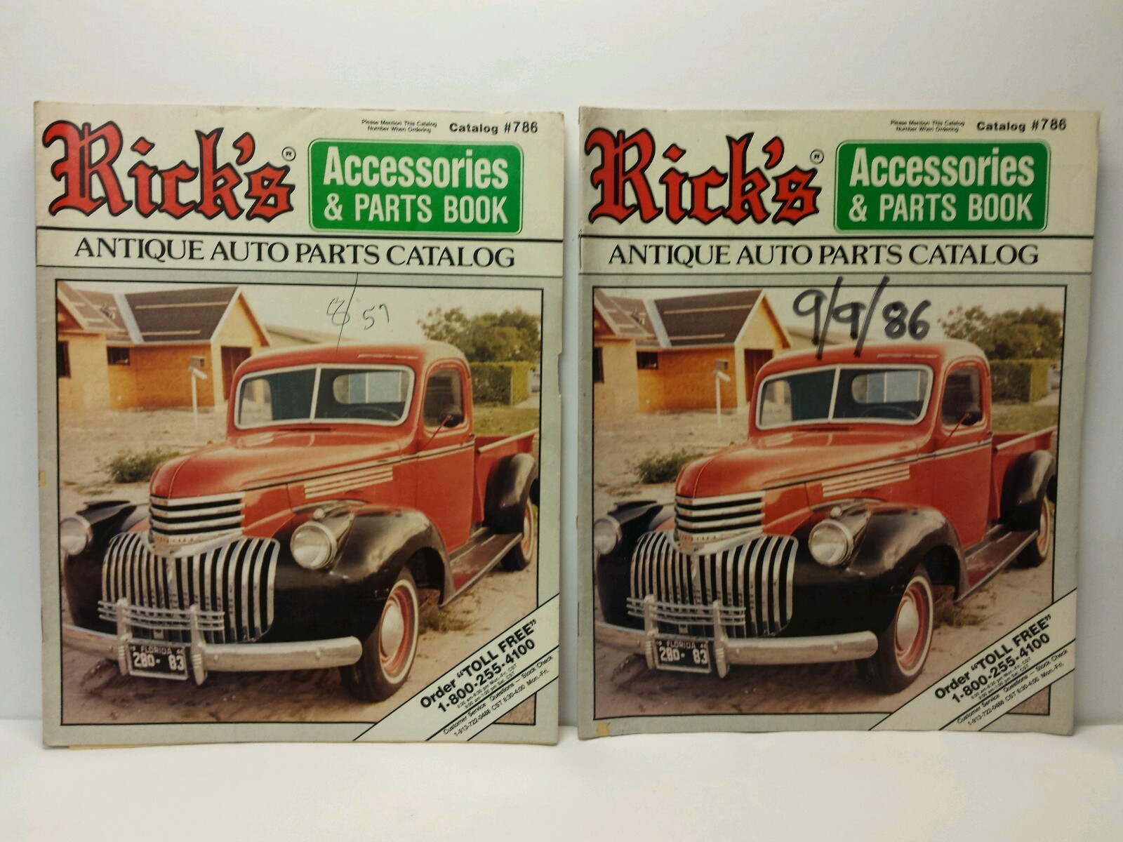 2 Rick's Antique Auto Parts Catalog Accessories & Parts Book 786