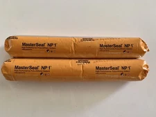 Lot of 2 MASTERSEAL~NP1~HIGH PERFORMANCE SEALANT~20 OZ~SAUSAGE TUBE