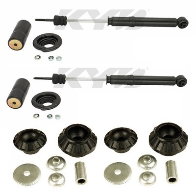 For VW Cabriolet 85-93 Rear Left & Right Suspension KIT Shocks+Mounts KYB