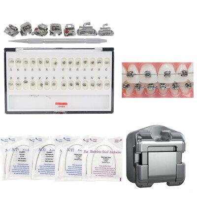 Dental Damon Q Orthodontic Brackets Self-ligating Roth MBT Copper Niti Arch wire