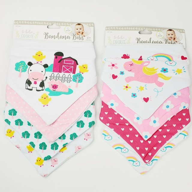 le bebe bandana bibs