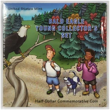 2008 Bald Eagle Young Collector's Set Commemorative Half Dollar OGP Sealed