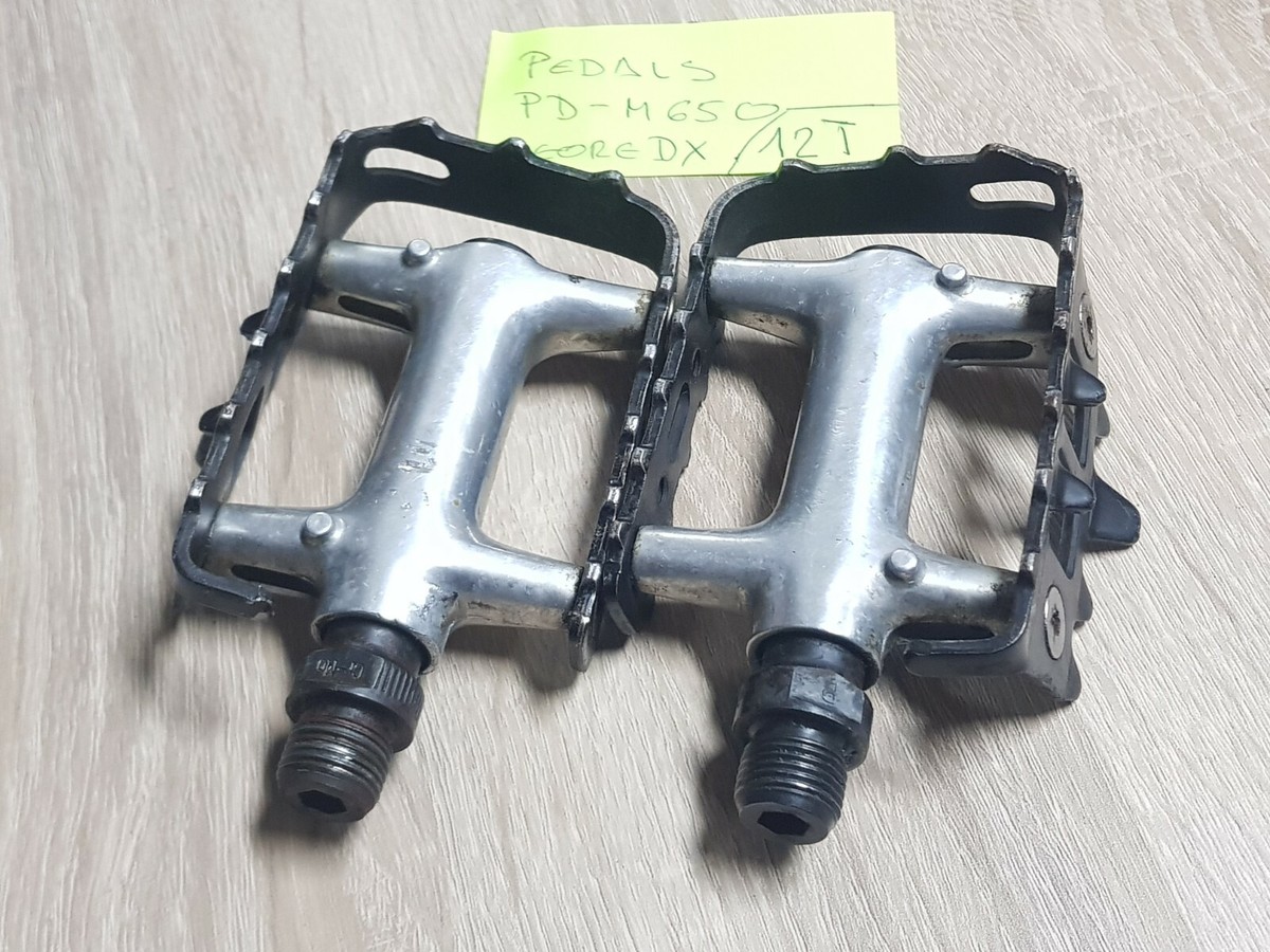 Vintage Shimano Deore DX Pedals PD-M650 MTB Mountain Bike Vintage Shimano Deore DX Pedals PD-M650 MTB Mountain Bike