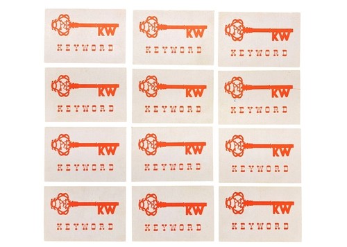Vintage 1953 Keyword Board Game Replacement Cards & Instructions Parker Brothers - Picture 2 of 6