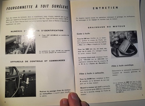 Uso e manutenzione Originale FIAT 1100 TN tipo 217 N 1 Francese - Foto 11 di 13