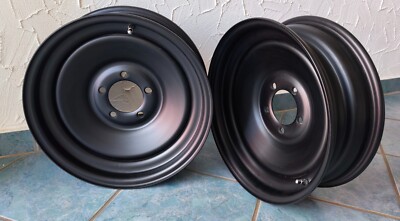 2x US Wheel Rat Rod Matt black 15x5 Smoothie Hot Rod ** unbenutzt **
