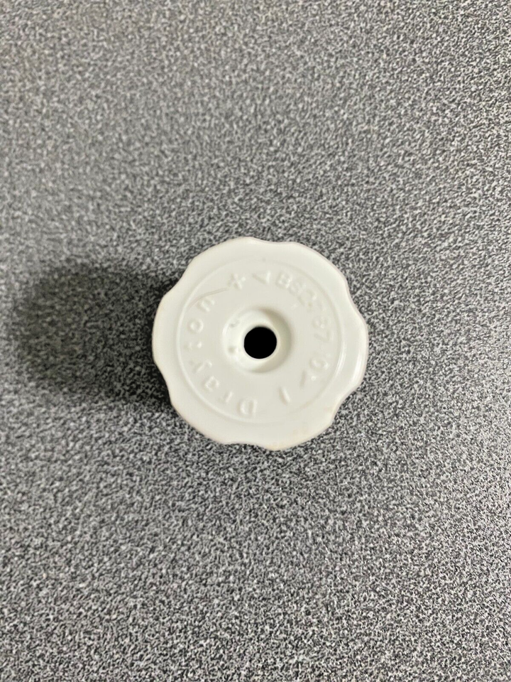 7 x Drayton Lockshield Radiator Valve Wheel Head Handle White Cap Only