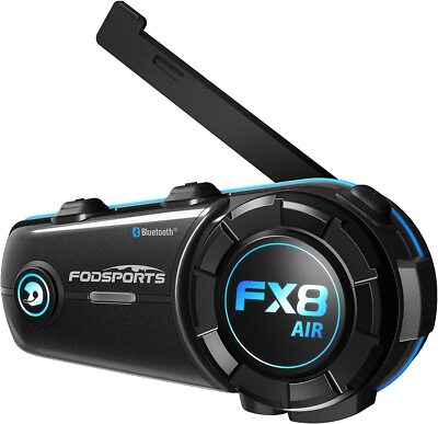FX8 AIR Motorrad Headset Intercom Gegensprechanlage Bluetooth Helm Sprechanlage