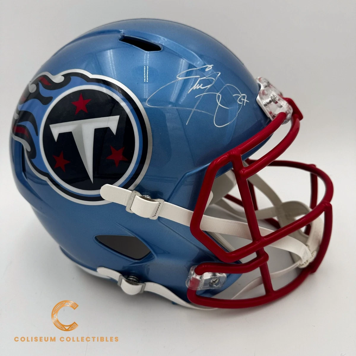 Eddie George Tennessee Titans Original Autographed Football NFL