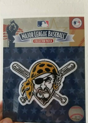 Official Pittsburgh Pirates Patch Team MLB Logo Patch for Baseball Jersey Yellow