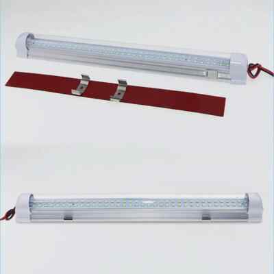 2 x 12V-24V 72 LED Streifen Licht superhell 4Watt 400LM eingebauter Schalter einfache Montage
