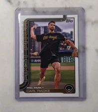 2025 Topps Series 1 - Carl Radke #FP-6 First Pitch Pittsburgh Pirates
