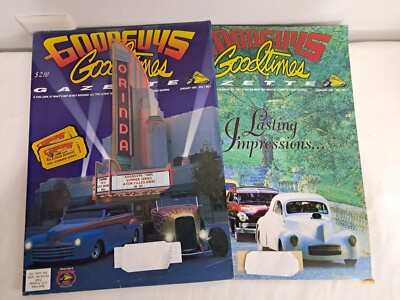 Lot of 2 Goodguys Goodtimes Gazette Magazines 1995 Jan. Feb.
