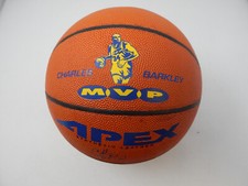 Autographed Basketball Charles Barkley Jerry West MVP Camp